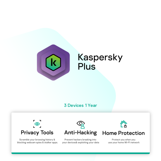 Kaspersky Plus 3 Device 1 Year